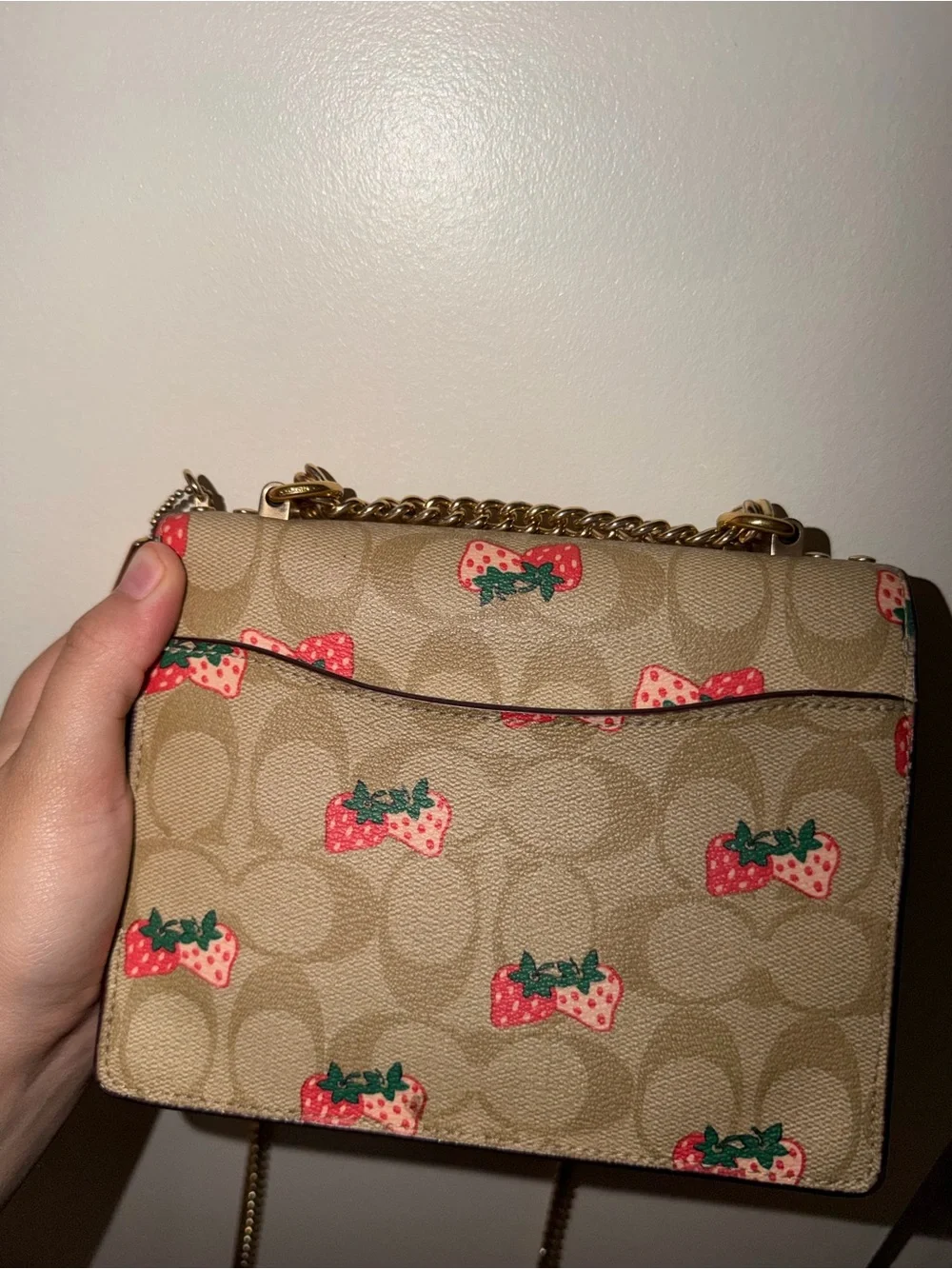 Coach strawberry print